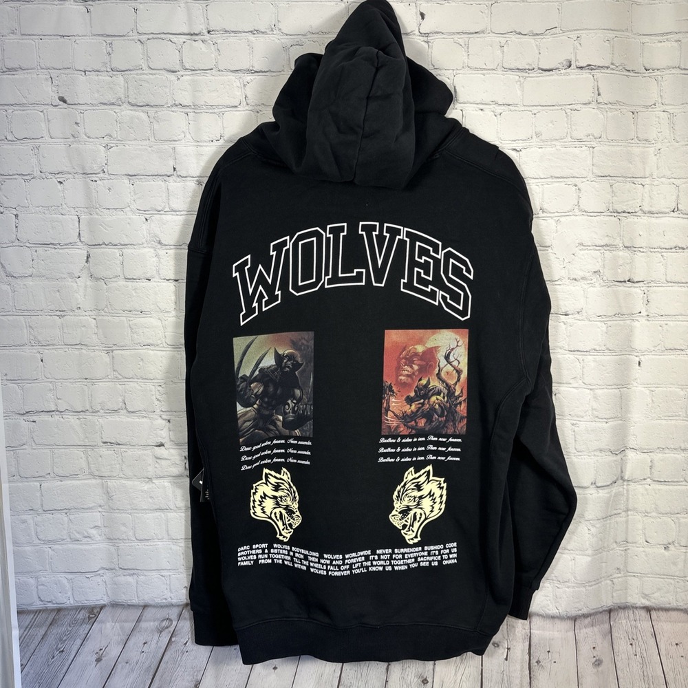 NEW Darc Sport x Marvel Wolverine "Pain Pigment" FT Hoodie XL Ltd. 1000